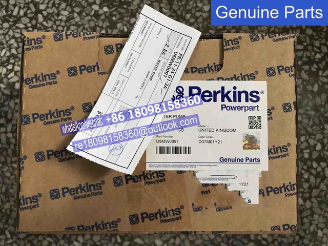 Genuine Perkins u5mw0097 U5MW0023 Water Pump 3.152 original engine parts