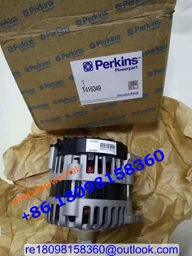 T416349 T416234 Alternator, genuine perkins parts for Perkins engine1106D-E66TA, CAT Caterpillar C6.6 C7.1 parts